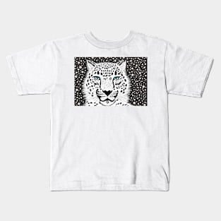 Snow Leopard Kids T-Shirt